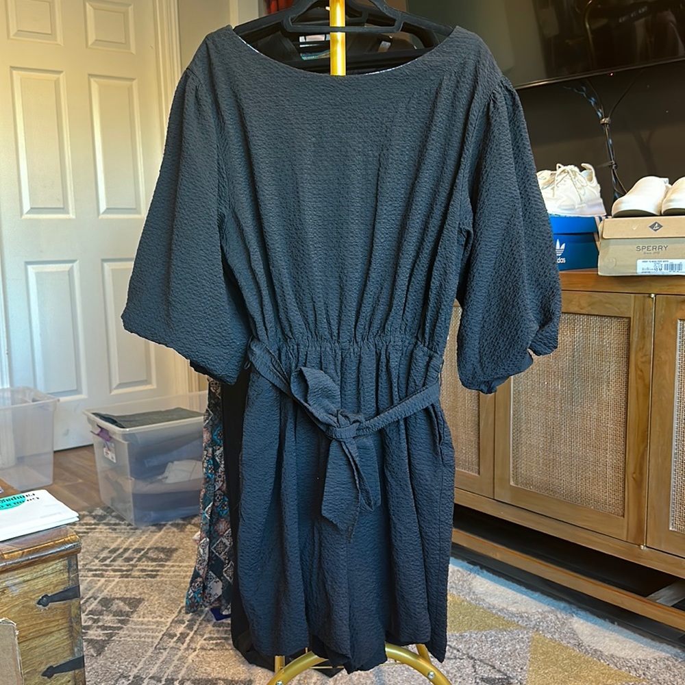 Anthropologie Black Romper